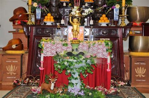 Buddhist Altars In The Home Buddhist Temple Indianapolis Buddhist Buddhist Temple Shrine