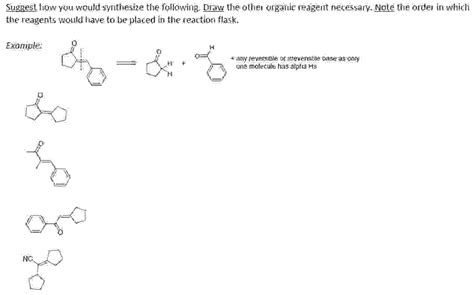 Suggest How You Would Synthesize The Following Draw Chegg