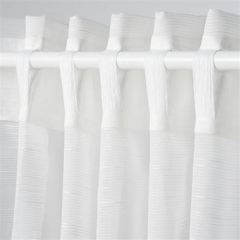 GJERTRUD sheer curtains, 1 pair, white, 57x84" - IKEA