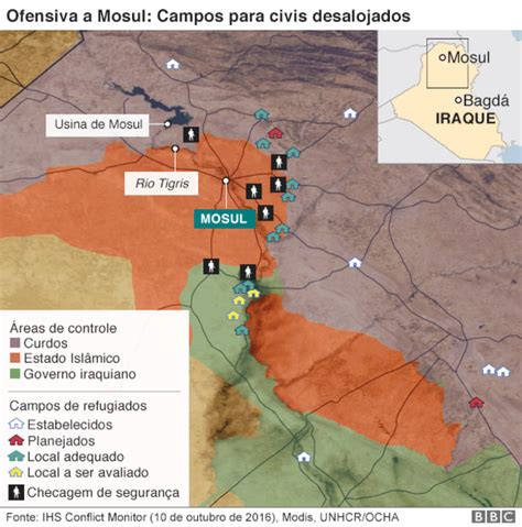 Batalha por Mosul ONU se prepara para caos após possível expulsão do