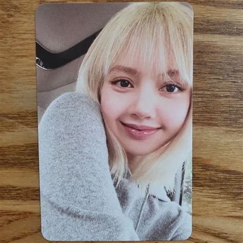 Lisa Official Photocard Blackpink Album Born Pink Digipack Ver