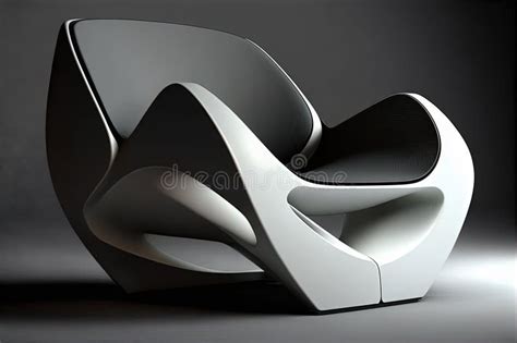 Beautiful Chair Design Generative Ai Stock Illustration Illustration Of Exclusive Futuristic