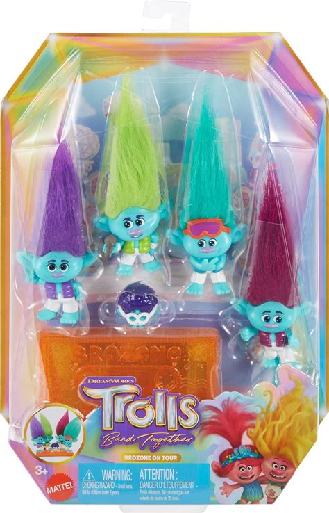 Snapklik Mattel Dreamworks Trolls Band Together Brozone On Tour Set