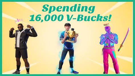 Fortnite Spending Spree V Bucks Youtube