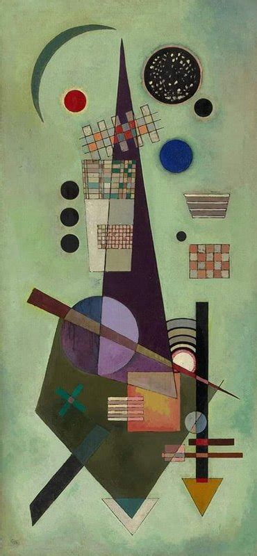 Wassily Kandinsky Extended 1926 Art Print On Canvas