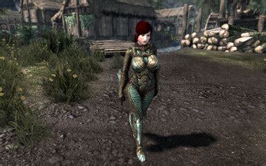 Truly Light Glass Armor Female For SSE Replacer Standalone CBBE