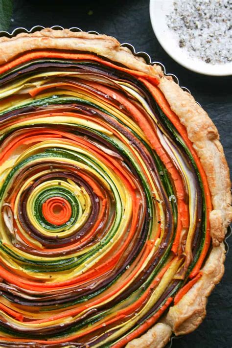 Summer Vegetable Tart Female Foodie