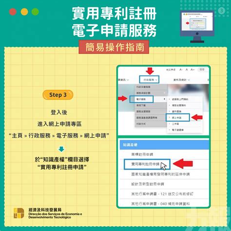 經科局增「實用專利註冊電子申請服務」 持續推動工業產權服務電子化 澳門力報官網