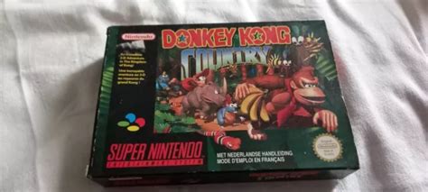 DONKEY KONG COUNTRY Complet Pour Super Nintendo EUR 200 00 PicClick FR