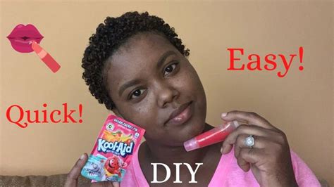 Make Your Own Make It Yourself Diy Lip Gloss Diy Lips Kool Aid Lip