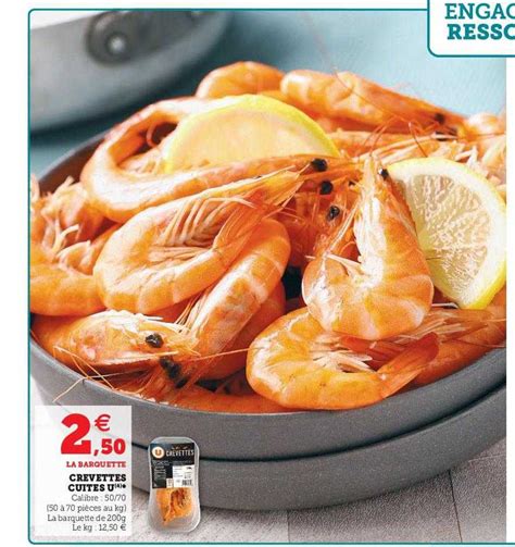 Promo Crevettes Cuites U Chez U Express ICatalogue Fr