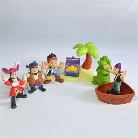 Jake And The Never Land Pirates Cake Toppers Figurines Pcs A Set