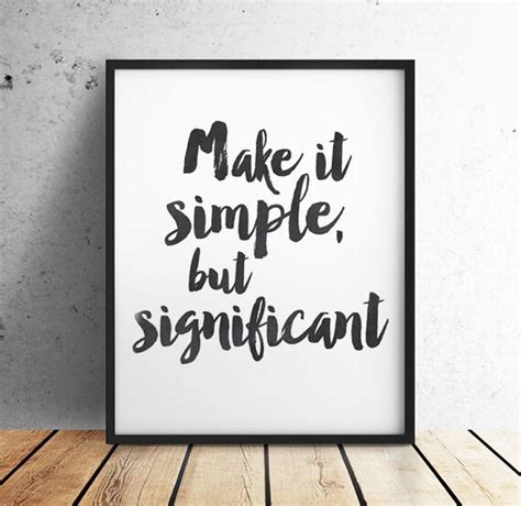 Make It Simple But Significant By Off2marketprintables On Etsy