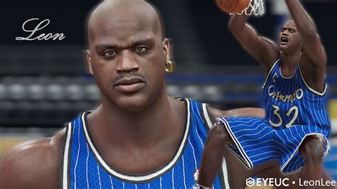 NBA 2K22 Shaquille O Neal Cyberface Update And Body Model V2 With