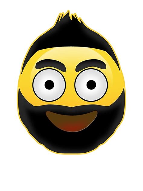 "Emoji (Mohawk and Beard)" Posters by HippoCollection | Redbubble