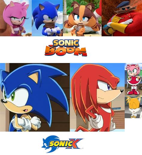 Sonic Boom Vs. Sonic X Wallpaper 2 by TanyaTackett on DeviantArt