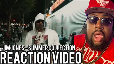 JIM JONES SUMMER COLLECTION PUSHA T DISS OFFCIAL VIDEO REACTION