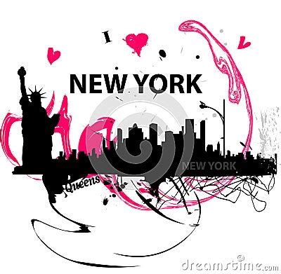 I Love New York Poster Royalty Free Stock Photo - Image: 24428155