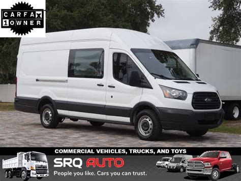 Used 2018 Ford Transit Cargo 350 3dr Lwb High Roof Extended Cargo Van With Sliding Passenger