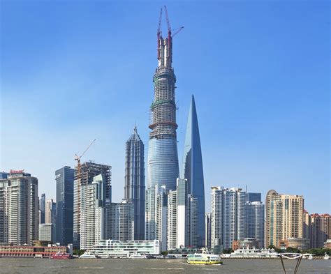 Shanghai Tower Tallest Building In China Completes Historical