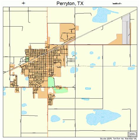 perryton texas street map