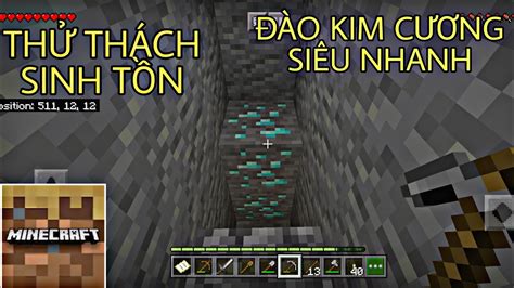 CÁCH TÌM KIM CƯƠNG NHANH NHẤT KHI CHƠI SINH TỒN TRONG MINECRAFT