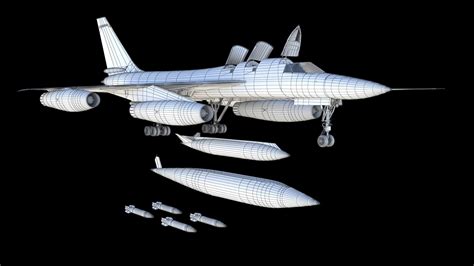 B-58 Hustler Nuclear Bomber 3D Model by citizensnip