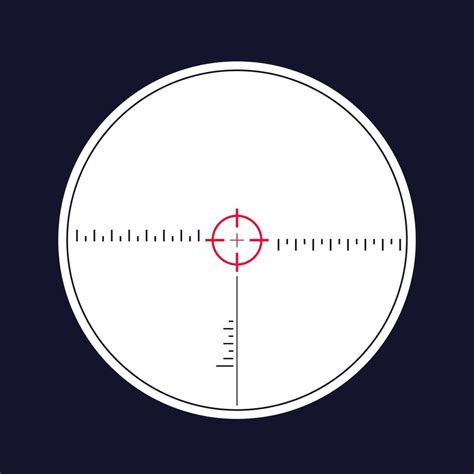 crosshair of sniper rifle, vector 5571813 Vector Art at Vecteezy