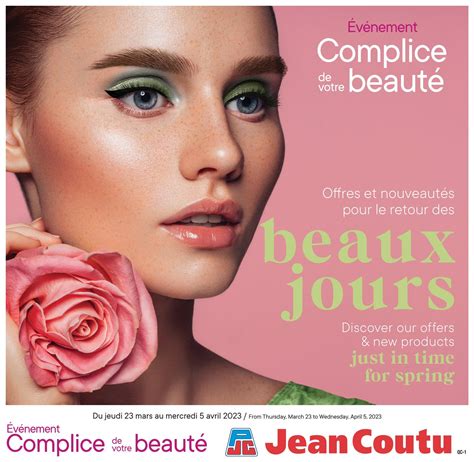 Jean Coutu (QC) Cosmetics Flyer March 23 to April 5