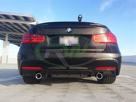 Bmw F30 F31 Performance Style Carbon Fiber Rear Diffuser 328 330 335 340