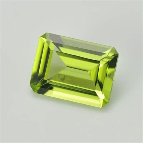 6x8 Mm Natural Peridot Faceted Octagon Gemstone Lot Loose Etsy