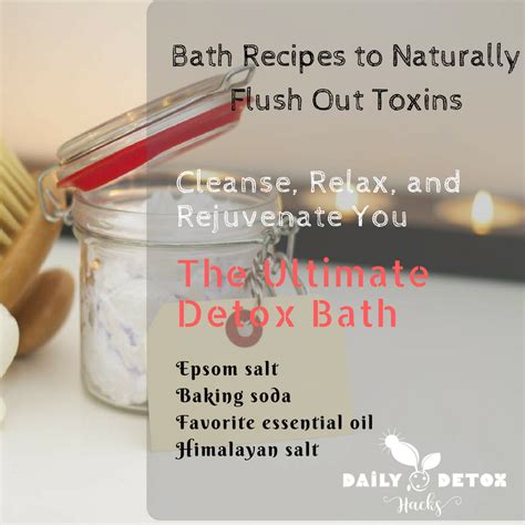 Natural Detox Bath Recipes With 2 Salts That Will Change Your Life