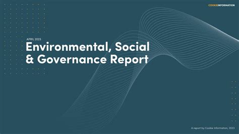 Esg Reports Environmental Socialand Governance Report