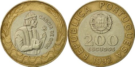 Portugal Escudos Bi Metallic Km European Coins