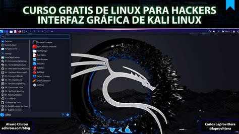 Curso Gratis De Linux Para Hackers Interfaz Gr Fica De Kali Linux