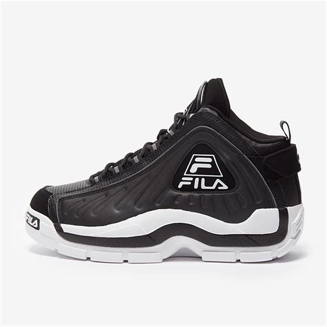 Fila Heritage Grant Hill 2 Black White Black Mens Shoes