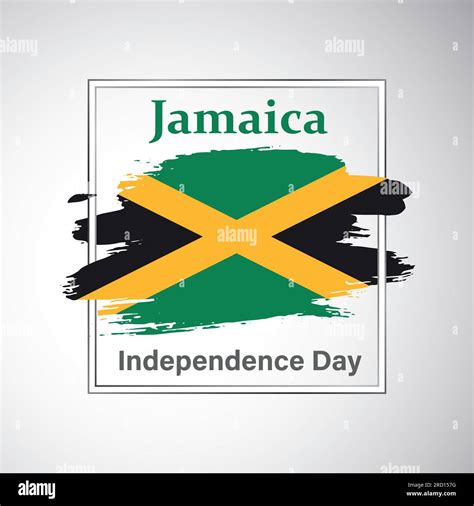 Jamaica Independence Day Stock Vector Image Art Alamy