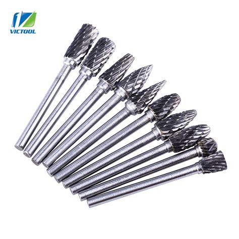 10pcs 1 8 Tungsten Carbide 3mm Drill Bits Rotary B Grandado