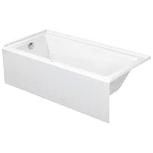 Duravit Architec In Acrylic Left Drain Rectangular Alcove Bathtub