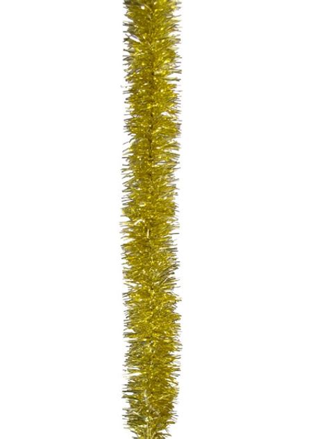 Gold Metallic 6ply Classic Christmas Tinsel Garland 50mm X 5m