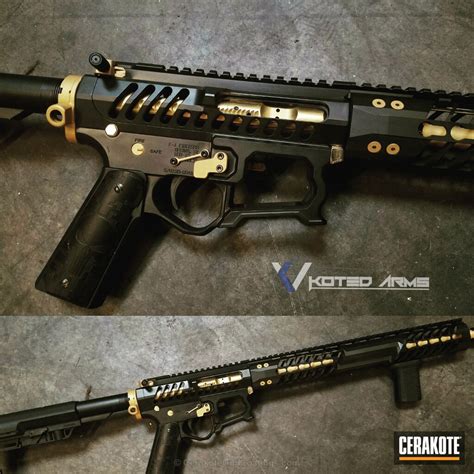 H 146 Graphite Black And H 122 Gold By Web User Cerakote