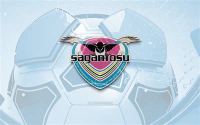 Herunterladen Hochglanz Logo Von Sagan Tosu 4k Blauer