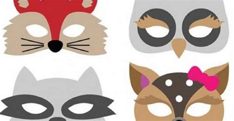 Patrons Gratuits Pour Bricoler De Jolis Masques D Animaux Aux Enfants