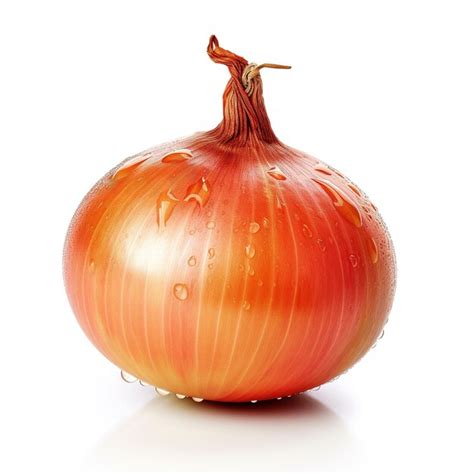 Premium AI Image Onion On White Background Generative AI