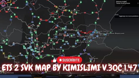 Euro Truck Simulator Svk Map Youtube