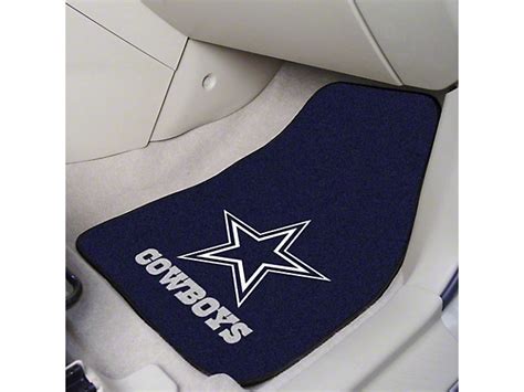 Challenger Carpet Front Floor Mats With Dallas Cowboys Logo Navy