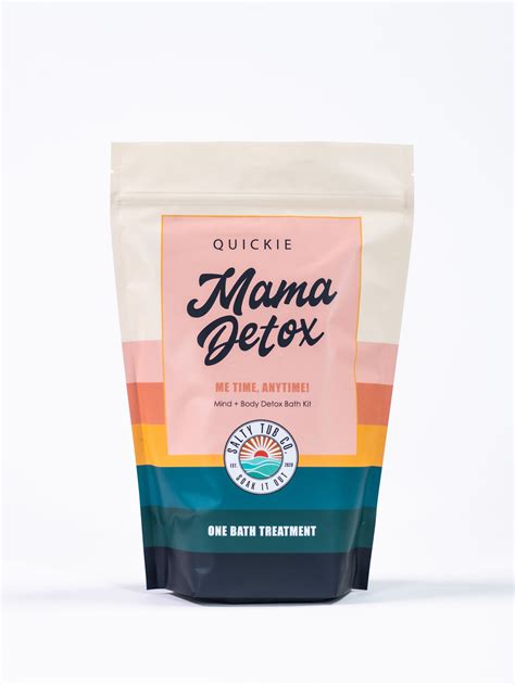 Mama Detox Quickie Bath Kit for Fast Relaxation | Salty Tub - SaltyTubCo