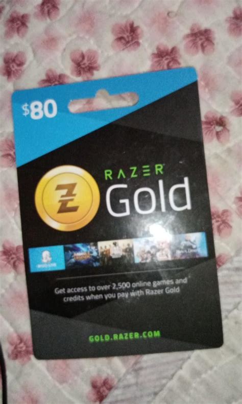 Razer Gold Gift Card Tickets Vouchers Vouchers On Carousell