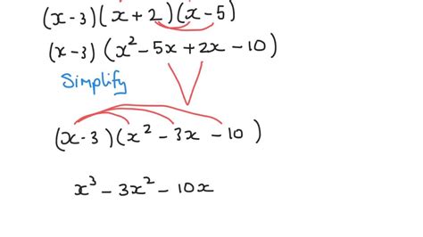 Gcse Expanding 3 Brackets Algebra Youtube