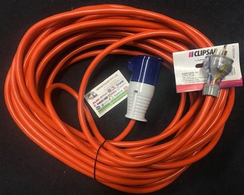 UK Extension Power Lead Electric Cable 230v 25m UK Connector Aust